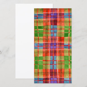 MAC RAE TARTAN 8x4 Cartão Plano / Vertical