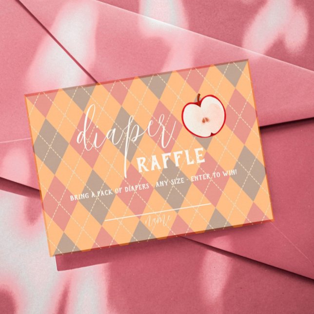 Maçã de Caramelo - Fralda Vermelha Raffle Inserção (Criador carregado)