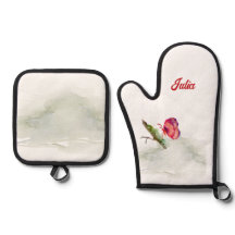 Maçã de forno e porta-vidros