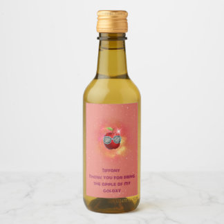 Maçã em Mini Rótulos de Garrafa de Galáxia Agradáv