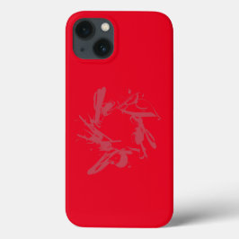 maçã iphone 13 case art design