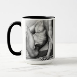 Maçã-masculina personalizada modelo de caneca