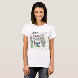 Maca por Dia Rick Londres Piada Camiseta Feminina 
