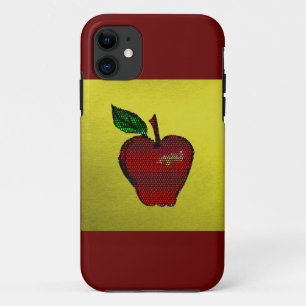 Maçã Vermelha Mosaica / capas de iphone