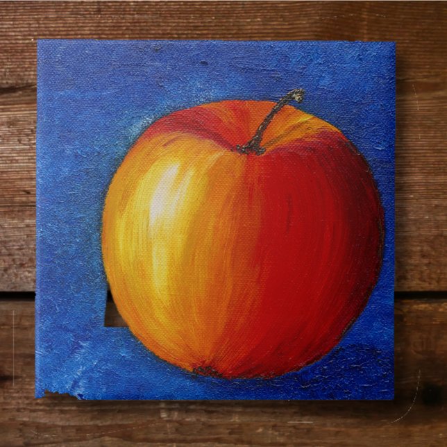 Maçã Vermelha - Pintura de Vida Estática (Criador carregado)