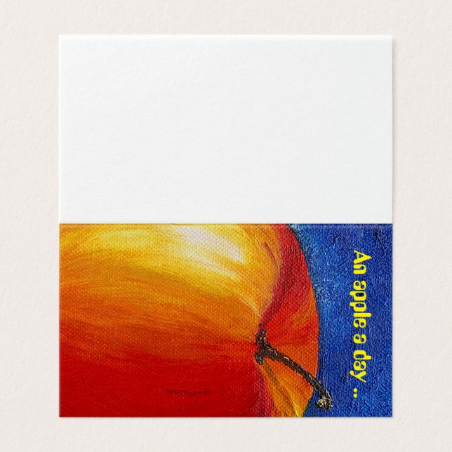 Maçã Vermelha - Pintura de Vida Estática (Exterior Desdobrado)