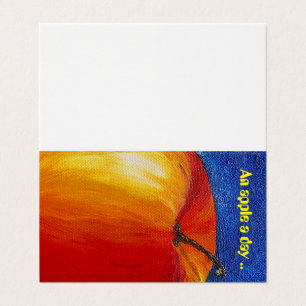 Maçã Vermelha - Pintura de Vida Estática