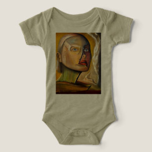 Macacão de bebê impresso tri-blend