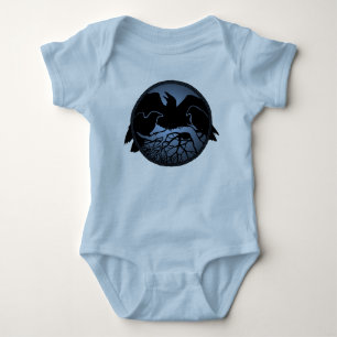 Macacão Tribal Raven Baby Top Creeper Baby Raven