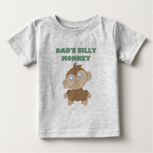 Macaco Bobo - Camiseta de Jersey Fina para Bebê