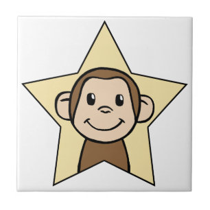 Macaco bonito do clipart dos desenhos animados com