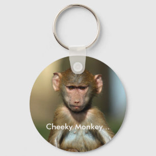 Macaco Cheeky - Chaveiro de Bebê Baboon Bonito