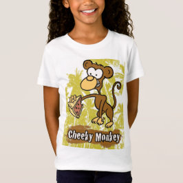 Macaco Cheeky na Camiseta Selvagem