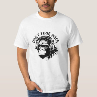 Macaco com Fones de Ouvido – Camiseta Focus