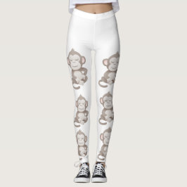 Macaco Confiante – Leggings de Conforto Diário