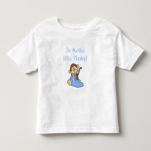 Macaco da tia - Camisetas azuis e presentes