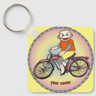 Macaco de Meia  chaveiro de Bicicleta 