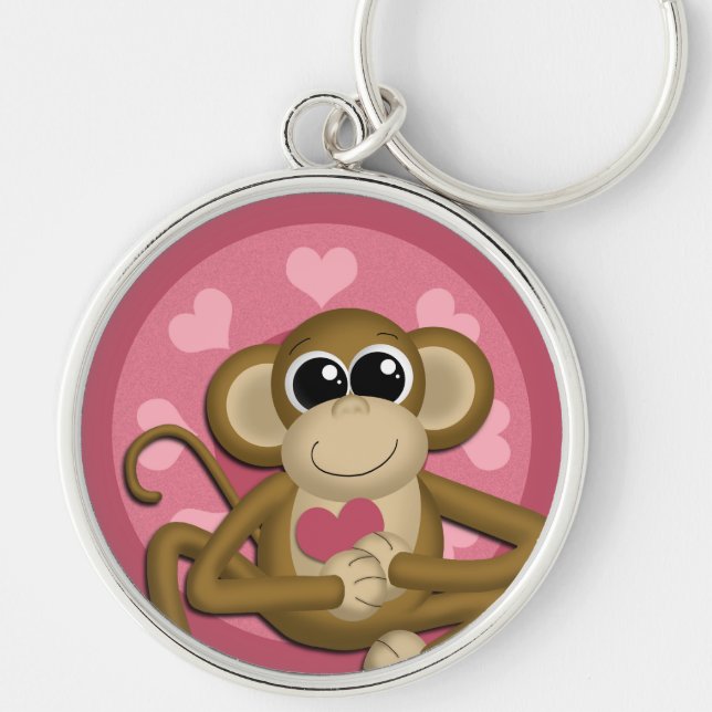 Macaco do amor: Chaveiro superior (Frente)
