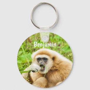 Macaco Engraçado - Chaveiro de Nome Personalizado