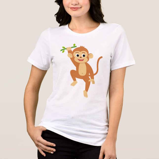 Macaco Fofo com Bambu  (Frente)