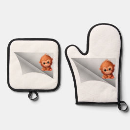 macaco giro sob o adesivo