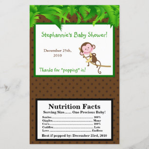 Macaco-Macaco-arremessador de pipoca de micro-onda