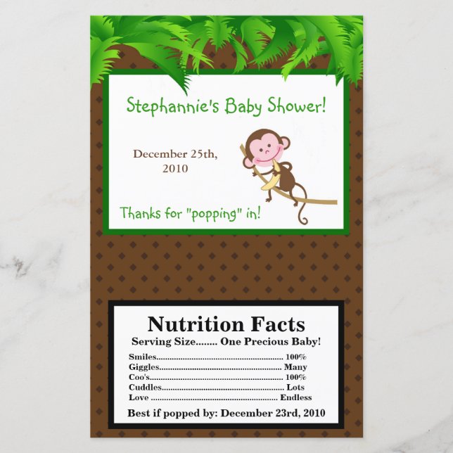 Macaco-Macaco-arremessador de pipoca de micro-onda (Frente)