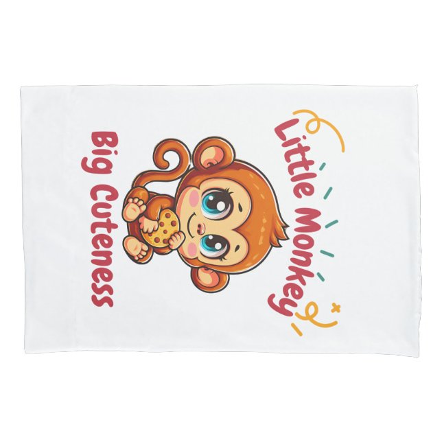 Macaco-macaco Chimpanzé comendo cartoon de biscoit (Frente-Esquerda)