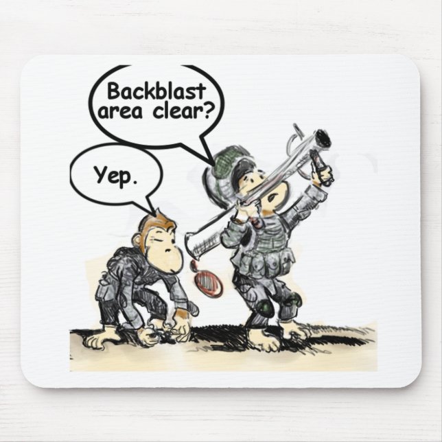 Macaco Mousepad (Frente)