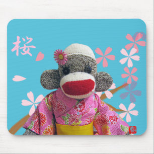Macaco Mousepad da peúga de Sakura