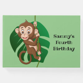 Macaco num Livro de Convidados de Design de Vinha