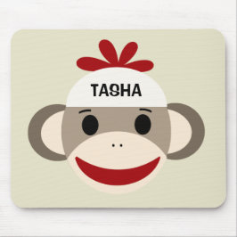 Macaco personalizado Mousepad da peúga para miúdos