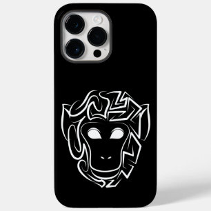 Macaco preto e branco tribal