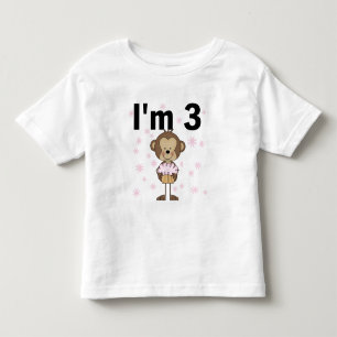 Macaco sou três Camisetas de aniversário e present