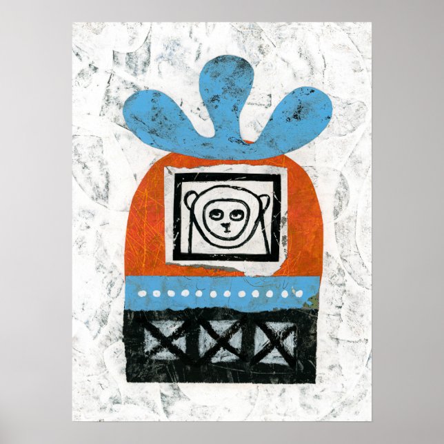 Macaco Vê Toda Arte Poster Wall (Frente)