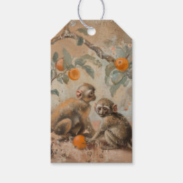 Macacos - Etiquetas para presentes