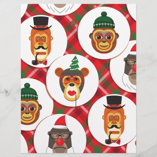 macacos hipsteres de natal (Frente)