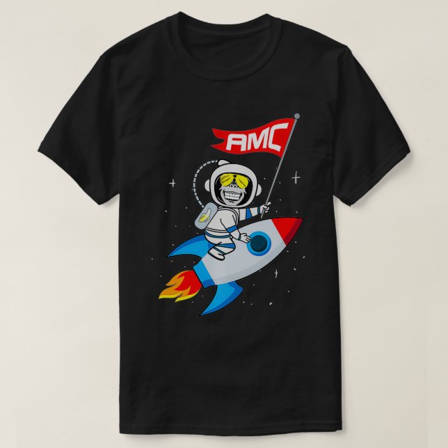 Macacos Na Lua $AMC Curto Aperfeiçoamento Pullover (Frente do Design)