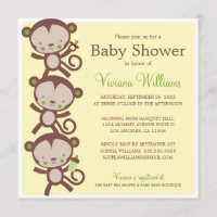 MACACOS SURPREENDENTES| CONVITE AO CHÁ DE FRALDAS