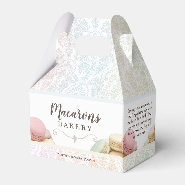 Macarões Franceses - Caixa Pequena (Verso)