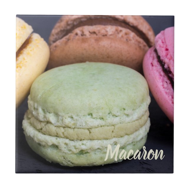 Macaron Pestris para presente de dente doce (Frente)
