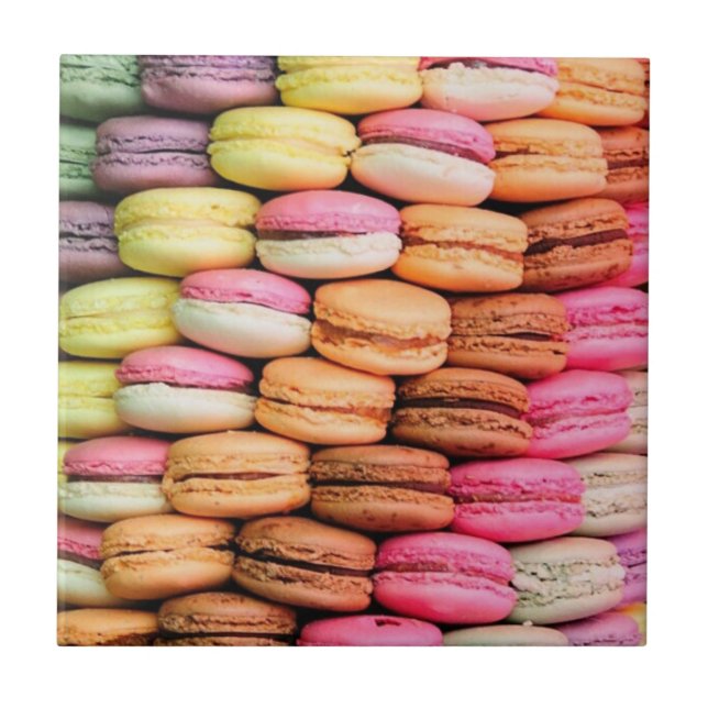 Macarons Coloridos e Excêntricos Fofos (Frente)