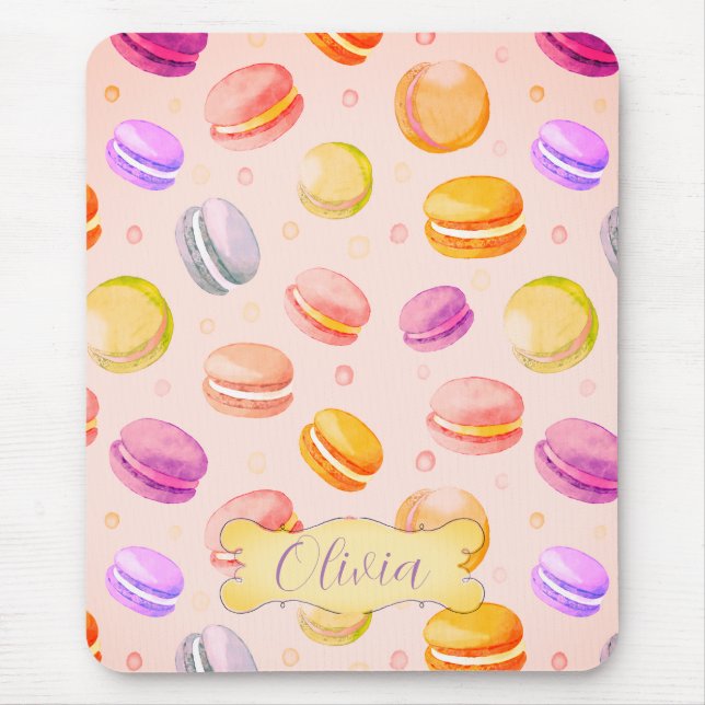 Macarons Mousepad Personalizado (Frente)