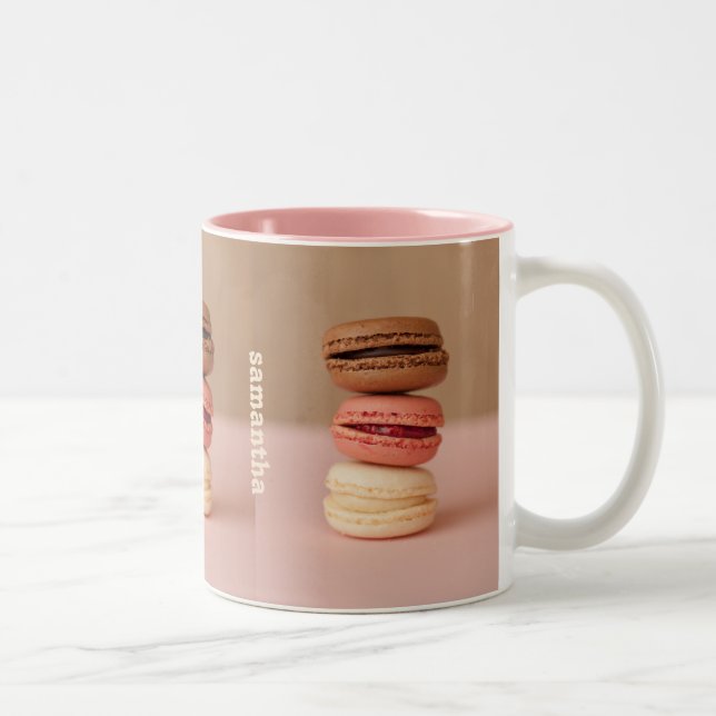 Macaroons - canecas de monograma personalizadas (Direita)