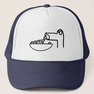 macarrão e boné de poodles