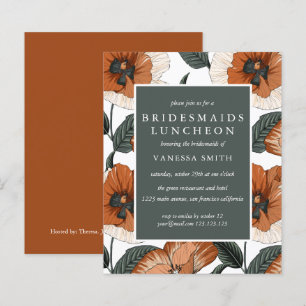 Maçãs de Cabeças de Luncheon Laranja Flores