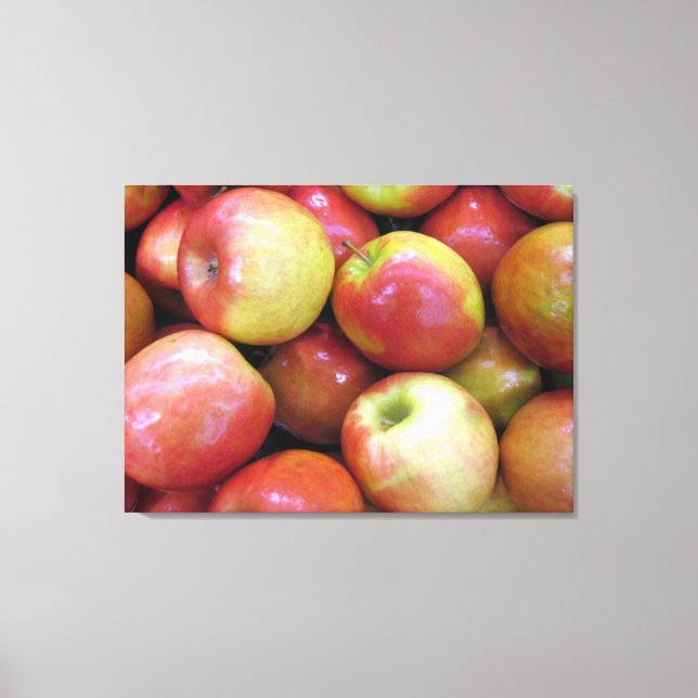 Maçãs na Canvas (Frente)