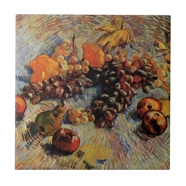 Maçãs, peras, limões, uvas de Vincent van Gogh (Frente)