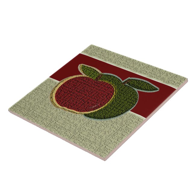 Maçãs texturizadas (sage/cranberry) (Lateral)