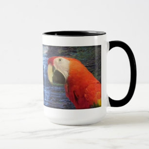 Macaw azul & Dourado & escarlate do Macaw - caneca